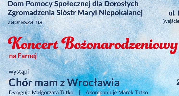 Plakat Koncert Chóru Mam