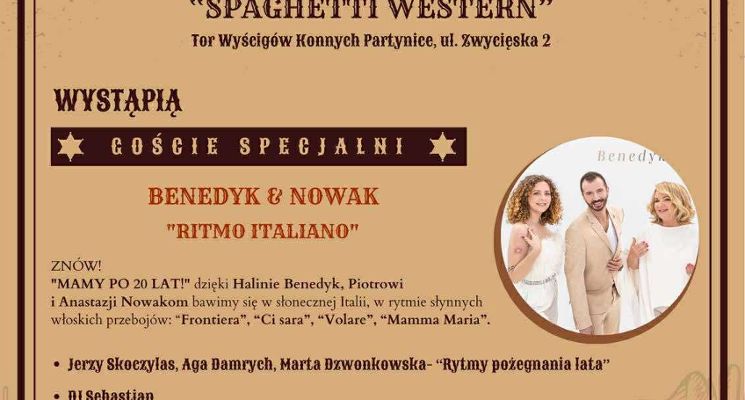 Plakat Potańcówka XL-atka „Spaghetti Western”