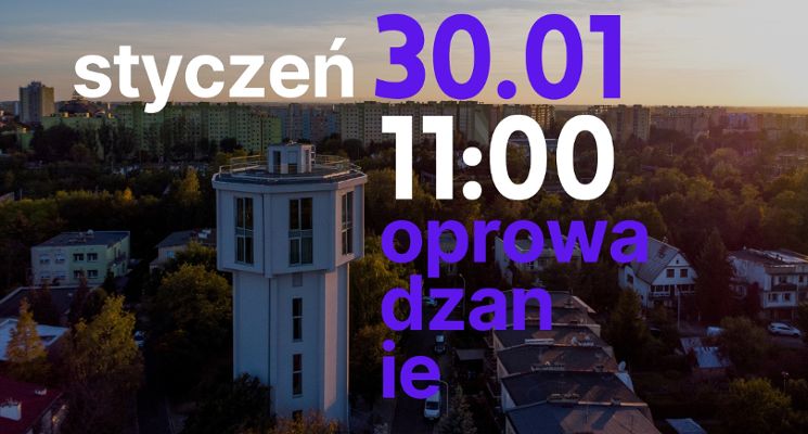 Plakat Oprowadzanie specjalne po wieży