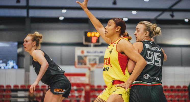 Plakat Orlen Basket Liga Kobiet | MB Zagłębie Sosnowiec - 1KS Ślęza Wrocław