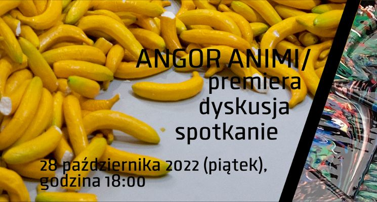 Plakat Wydarzenie towarzyszące wystawie Angor Animi/ Marcin Berdyszak