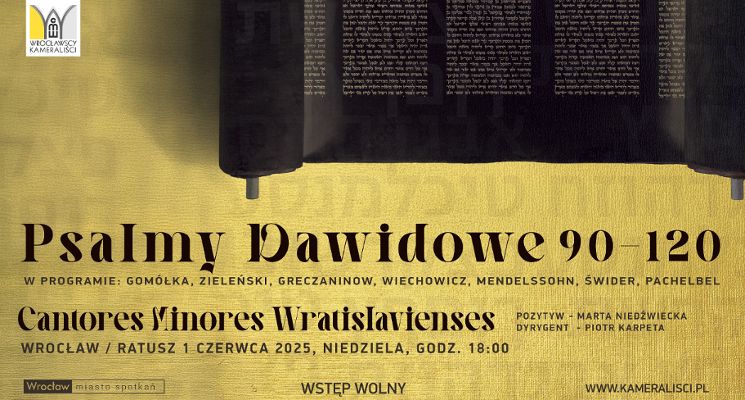 Plakat Psalmy Dawidowe 90-120 [koncert]