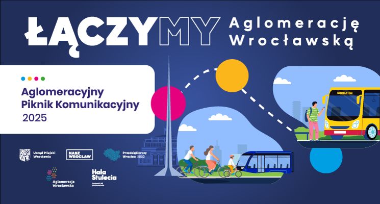 Plakat Aglomeracyjny Piknik Komunikacyjny – baw się i poznawaj mobilność!