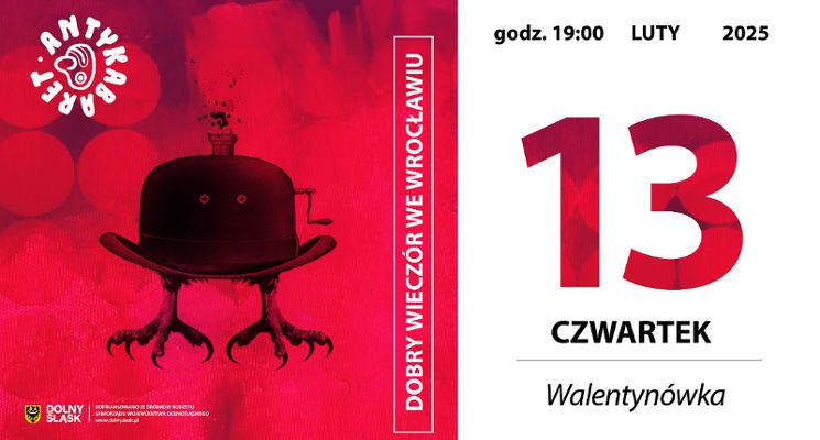 Plakat Antykabaret „Dobry Wieczór we Wrocławiu”