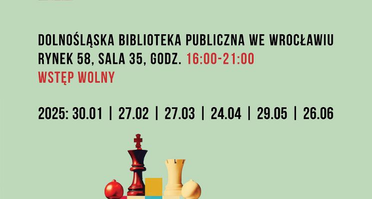 Plakat Zgrajmy Się! Rozgrywki planszówkowe dla wszystkich w bibliotece