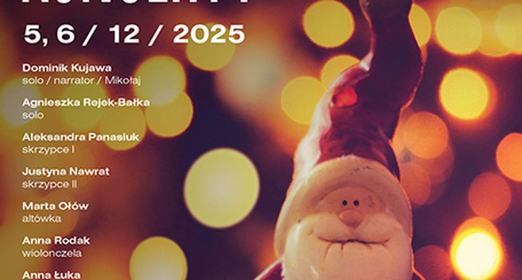 Plakat Koncert Mikołajkowy