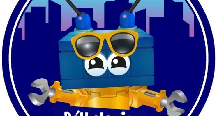 Plakat Ferie w Twój Robot