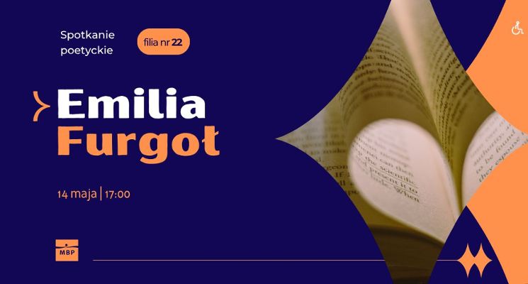 Plakat Poetyckie spotkanie z Emilią Furgoł