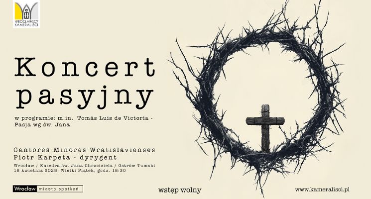 Plakat Koncert pasyjny