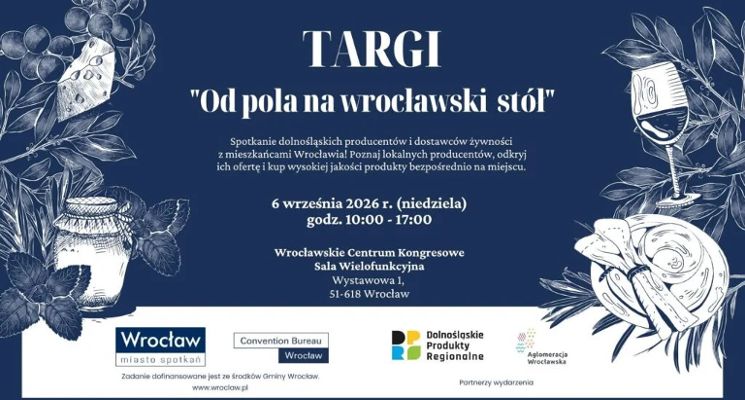 Plakat Targi - Od pola na wrocławski stół