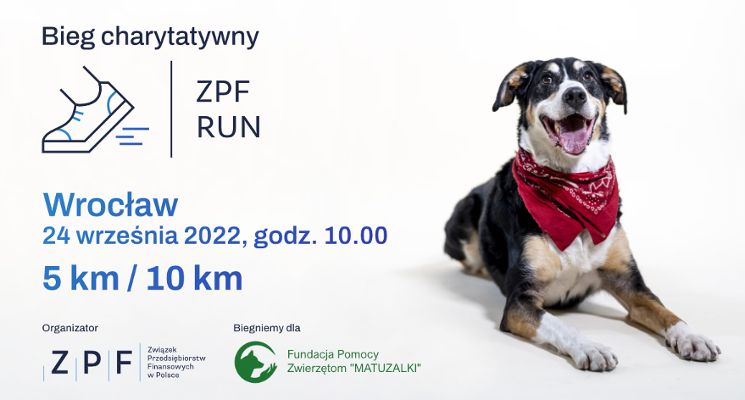 Plakat ZPF RUN – bieg charytatywny