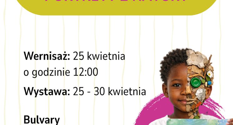 Plakat Wystawa artystyczno - ekologiczna dzieci z International Playschool