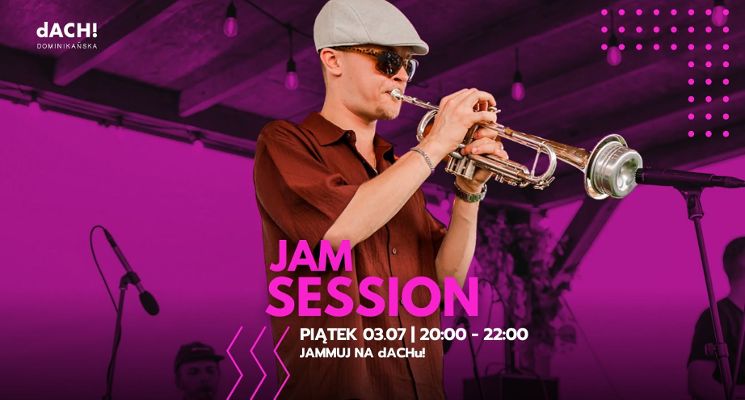 Plakat Jam session na dACHu