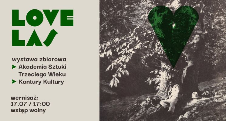 Plakat LOVE LAS - wystawa zbiorowa