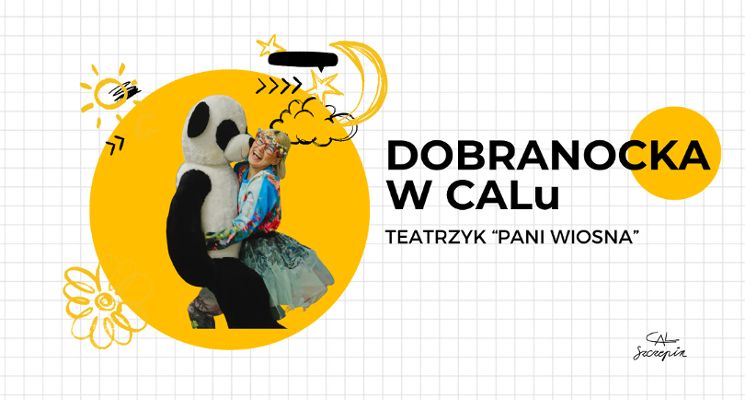 Plakat Dobranocka w CALu "Wesołe Przebudzenie"
