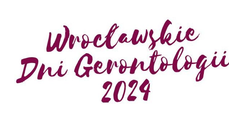 Plakat Wrocławskie Dni Gerontologii 2024