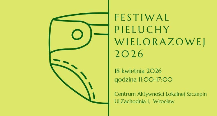 Plakat Festiwal Pieluchy Wielorazowej