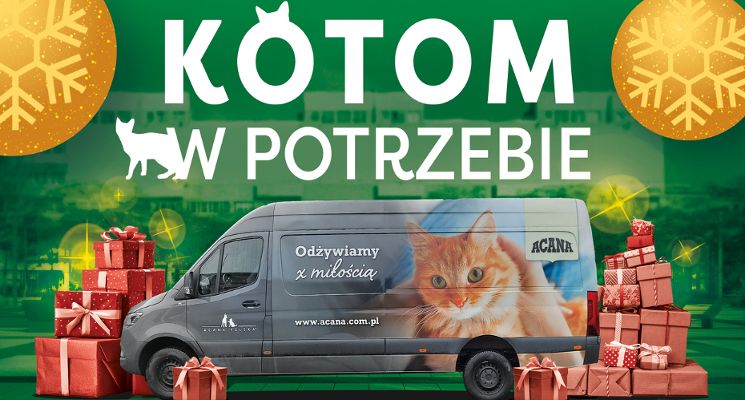 Plakat ACANA kotom w potrzebie
