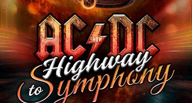Plakat AC/DC Tribute Show „Highway to Symphony” z Orkiestrą Symfoniczną