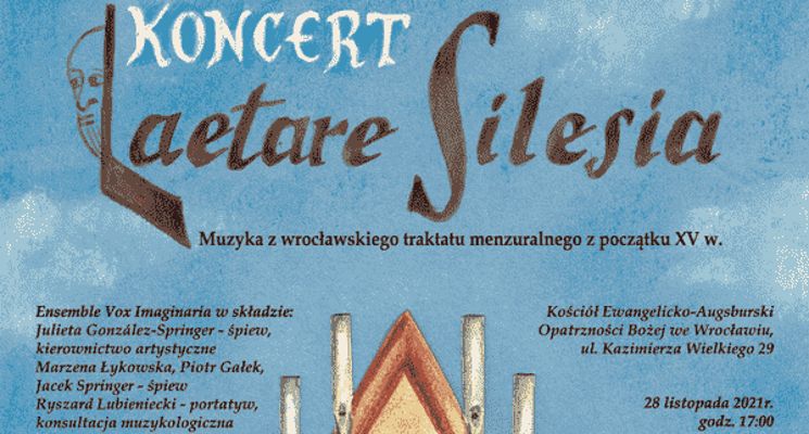 Plakat Koncert: Laetare Silesia