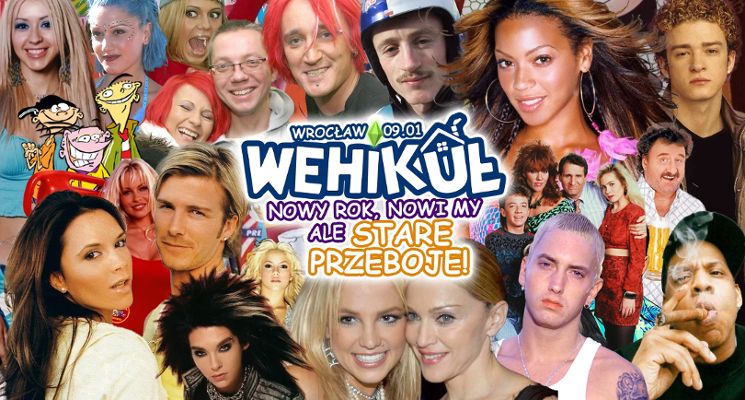 Plakat Wehikuł: Nowy rok, nowi my ALE STARE PRZEBOJE - lata90/00 powracają