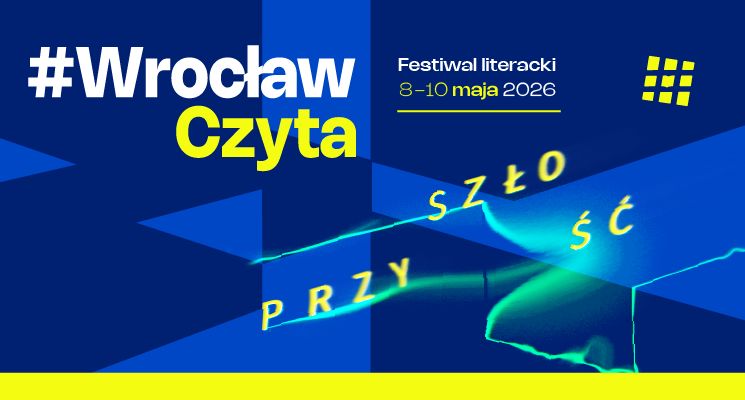 Plakat Festiwal literacki #WrocławCzyta