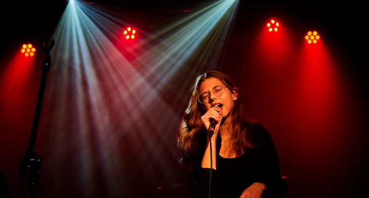Plakat Koncert jazzowy w bibliotece | Lena Poberejko