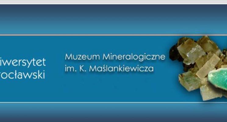 Plakat Muzeum Mineralogiczne. Wystawy stałe przy ul. Kuźniczej