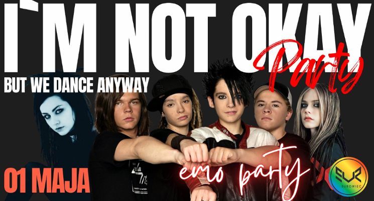 Plakat EMO PARTY – Majówka w Surowcu