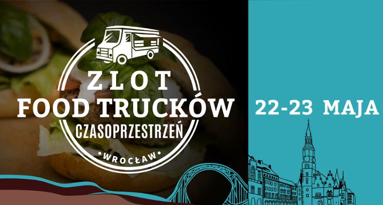 Plakat Zlot Food Trucków we Wrocławiu