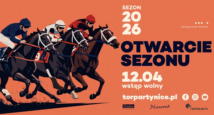 Plakat Otwarcie Sezonu Wyścigów Konnych 2026