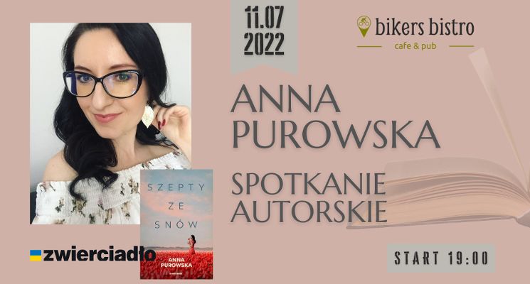 Plakat Anna Purowska – spotkanie autorskie