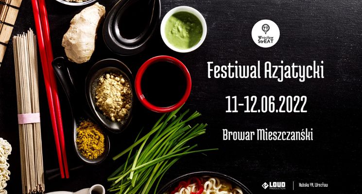 Plakat Festiwal Azjatycki w Browarze Mieszczańskim