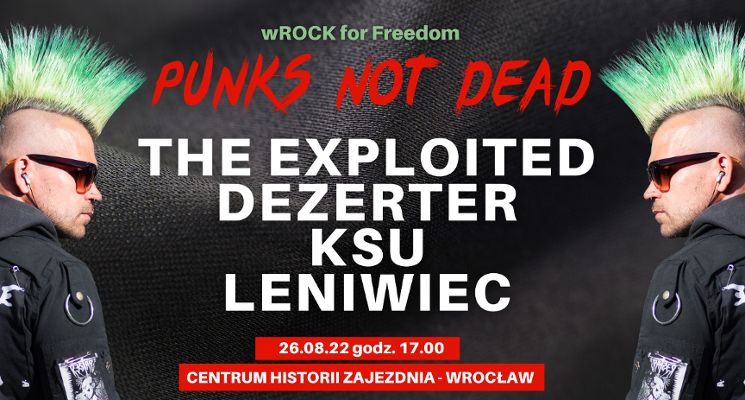 Plakat wROCK for Freedom: Punks not dead