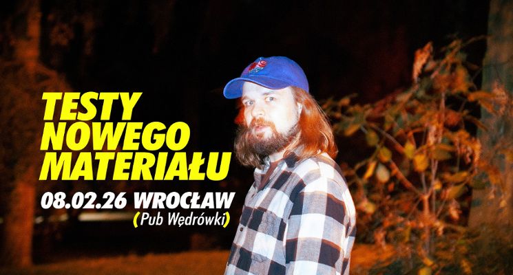 Plakat Bartek Walos STAND-UP: Testy nowego materiału