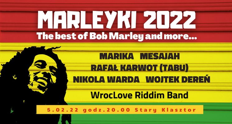 Plakat The best of Bob Marley and more... w Starym Klasztorze