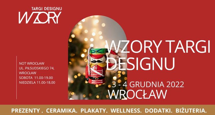 Plakat Wzory Targi Designu Wrocław