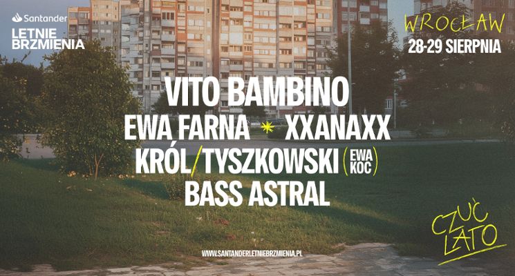 Plakat Santander Letnie Brzmienia 2026