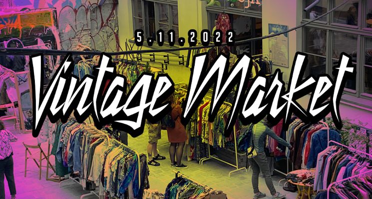Plakat Vintage Market w Recepcji!