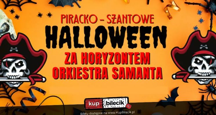 Plakat Piracko-Szantowe Halloween 2024 w Starym Klasztorze!