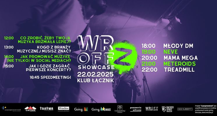 Plakat wrOFF Z Showcase | Warsztaty, koncerty, spotkania