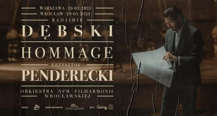 Plakat Radzimir Dębski – Hommage Krzysztof Penderecki