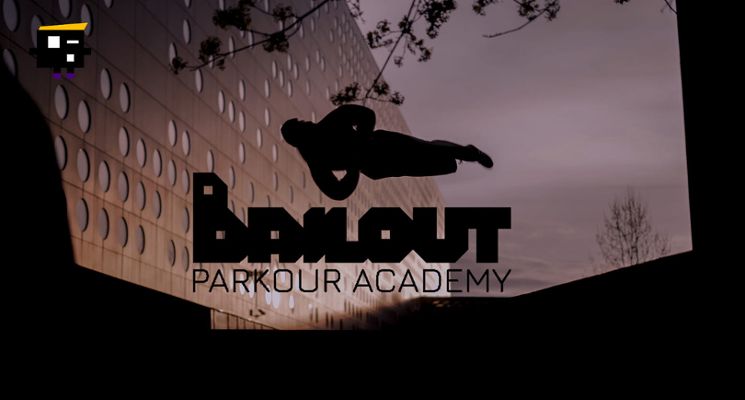 Plakat Parkour: Dzień Otwarty w Bailout Academy