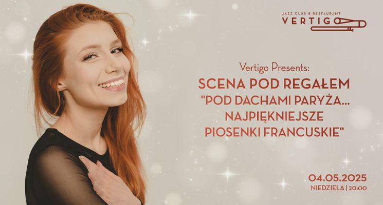 Plakat Scena Pod Regałem „Pod dachami Paryża... Najpiękniejsze Piosenki Francuskie”