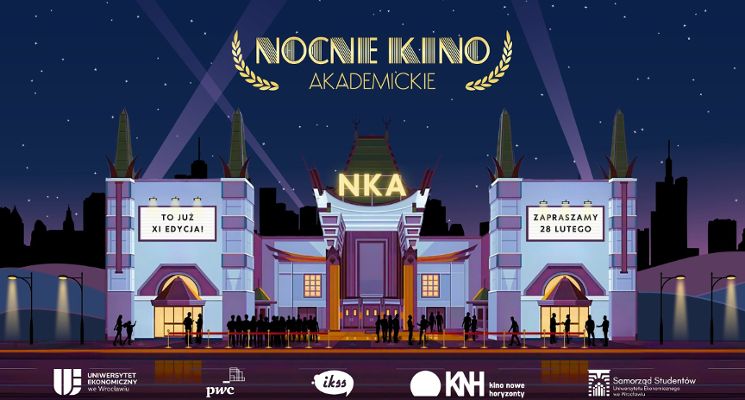 Plakat Nocne Kino Akademickie