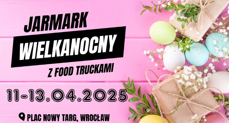 Plakat Jarmark Wielkanocny z Food Truckami