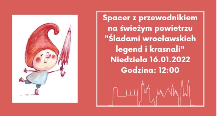 Plakat Spacer: Śladami wrocławskich legend i krasnali
