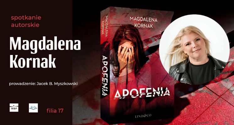 Plakat Spotkanie autorskie z Magdaleną Kornak