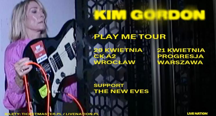 Plakat Kim Gordon - PLAY ME TOUR