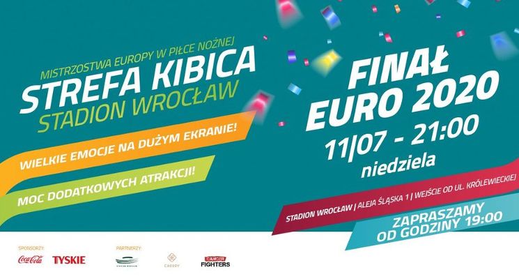 Plakat Strefa Kibica przy Stadionie Wrocław